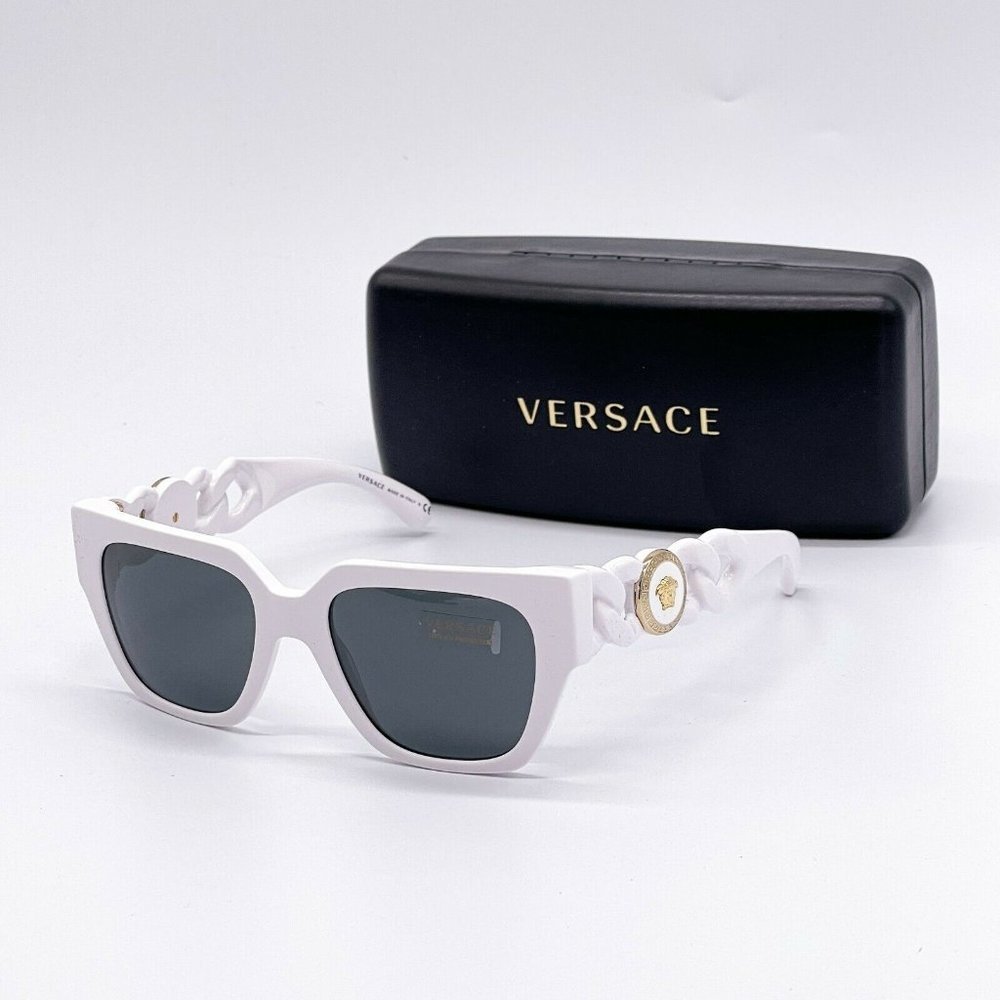 New Versace White Women's Acetate Sunglasses